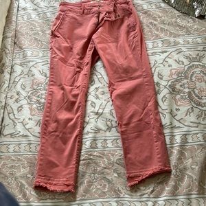 Loft Nantucket red capris